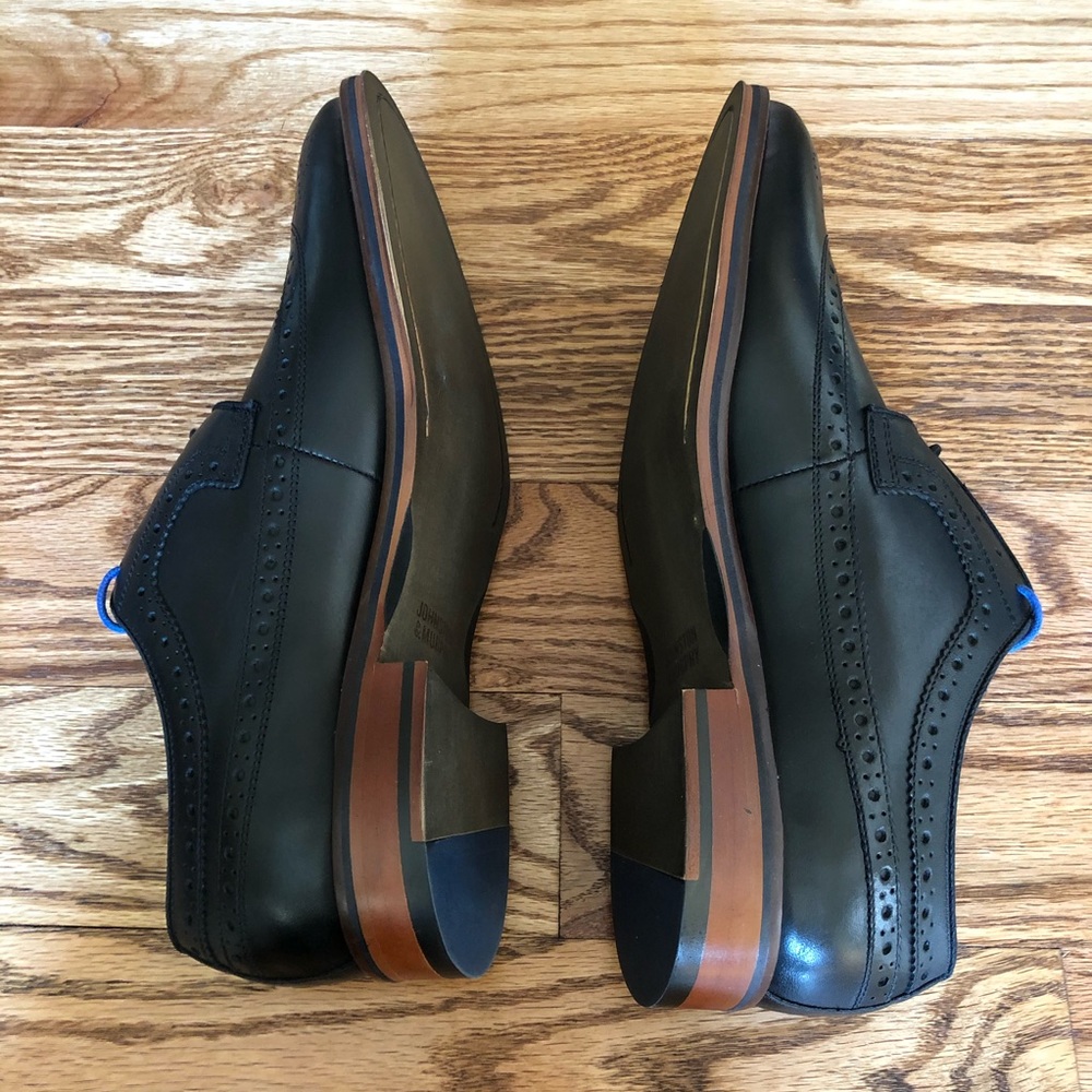 Men’s Conard wingtip black calfskin Oxford shoes - Picture 6 of 8